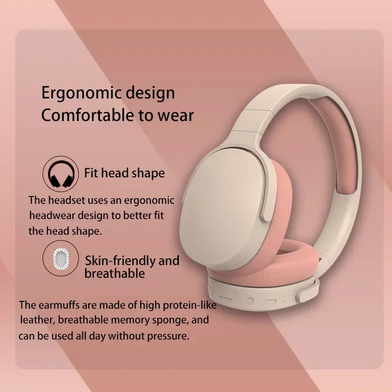 Comfortable Bluetooth Wireless Headphones (Long Lasting Battery)